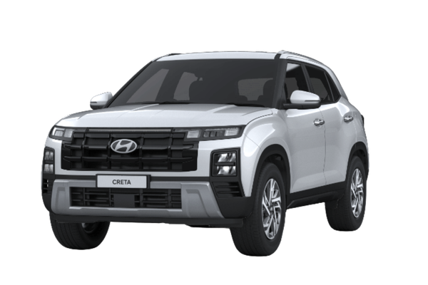 Hyundai Creta in a front three-quarter view.